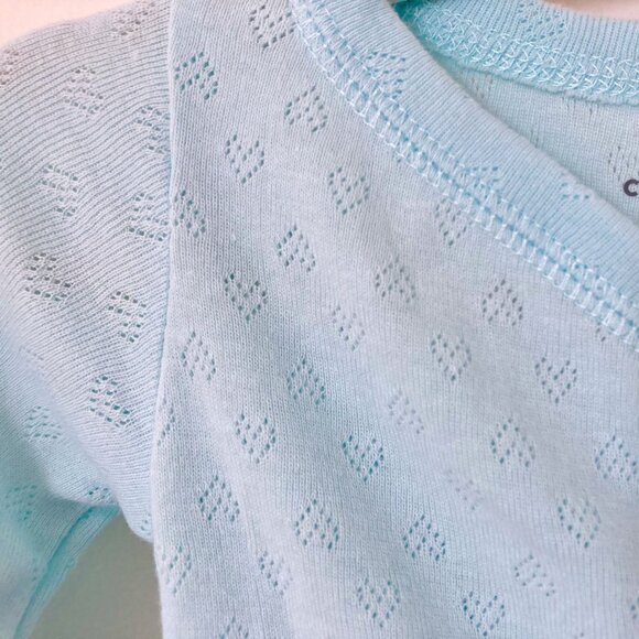 Carter's Baby Girl Wrap Over Top Bundle 0-3M -Pink/Purple/Blue - Picture 3 of 13